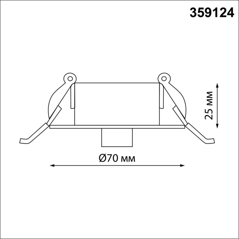 359124 NT База встраиваемая 15-40Вт 170-265В IP20 KONST
