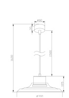 Подвесной светильник Maytoni P066PL-L9W4K