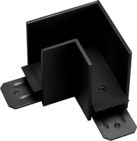 COLIBRI трековый соединитель угловой внутренний чёрный, 100 шт/кор