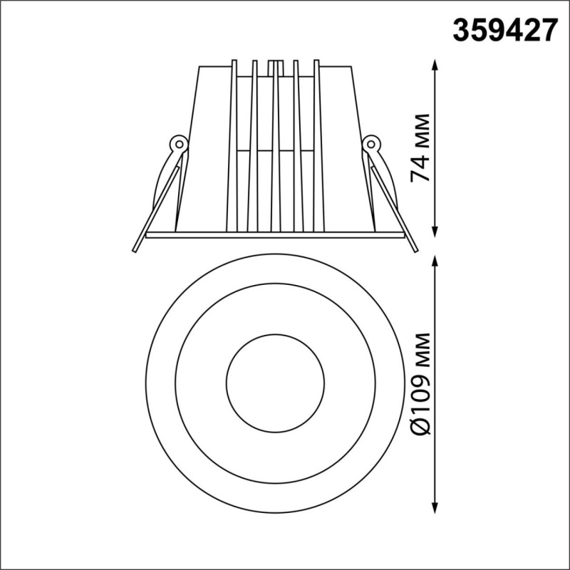 359427 NT Светильник 15Вт 3000/4000/6000К 170-265В IP65 SPOT