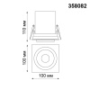 358082 NT Светильник LED 12Вт 3000К 220В IP20 SPOT