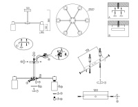 Люстра на штанге Ambrella Light TR9581