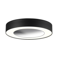 359277 OVER NT23 326 черный Светильник накладной светодиодный IP20 LED 18W 85-265V 1350Лм 3000К MIRROR