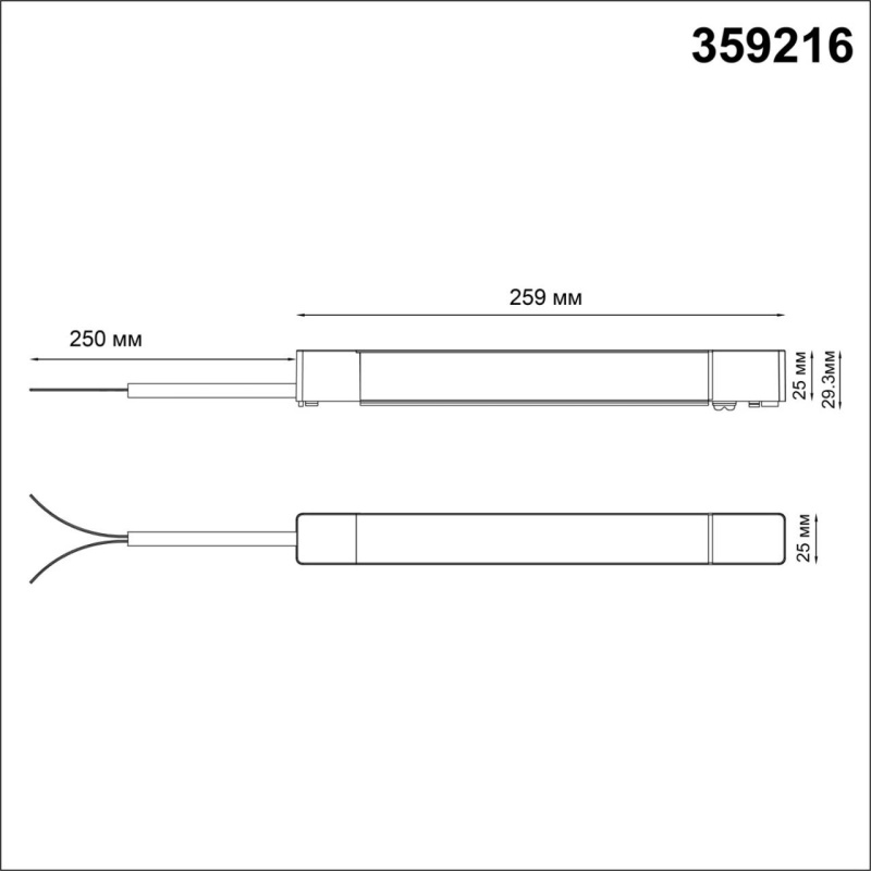 359216 NT Драйвер 200Вт 48В IP20 DRIVE