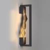 6692/7WL HIGHTECH ODL_EX24 057 Настенный светильник черный/фактура crack ice/металл/акрил поворотный на 360° IP20 LED 8W 184Лм 3000K GEOS