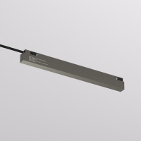 Внешний блок питания для трека SHINE BASE, 150W, 48V DC, IP20, темный никель, алюминий Лазерная гравировка на видимой боковой части.