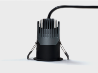 SWG Standart Светильник встраиваемый 7Вт 55° IP65 черный 3000К поворотный RC-D52-7-BL-WW65