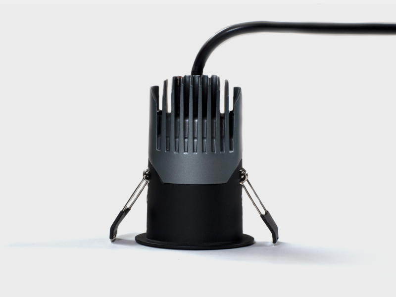 SWG Standart Светильник встраиваемый 7Вт 55° IP65 черный 3000К поворотный RC-D52-7-BL-WW65