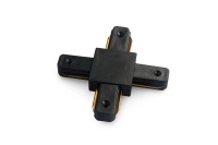 SWG Standard X-Коннектор для однофазных накладных трековых систем, черный,KXZ-BL-X