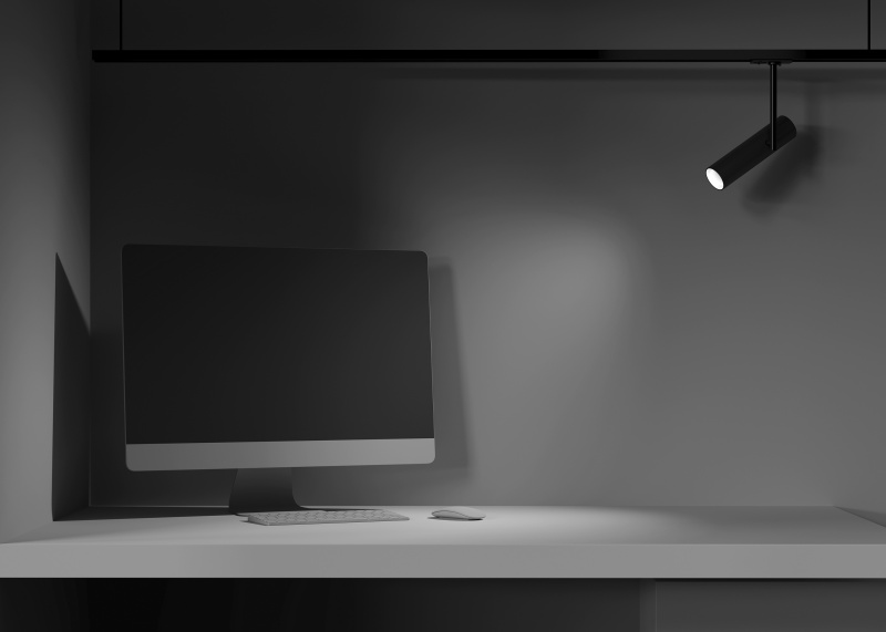 Трековый светильник Technical TR005-1-GU10-B