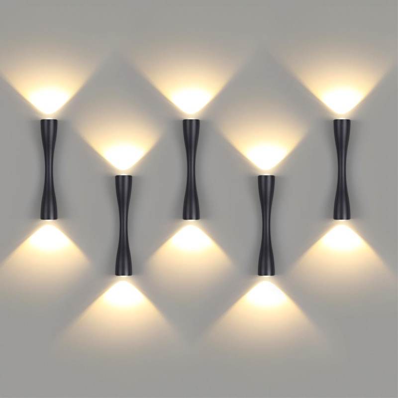 4291/10WL HIGHTECH ODL22 437 черный/металл Настенный светильник IP20 LED 10W 453Лм 3000K ANIKA