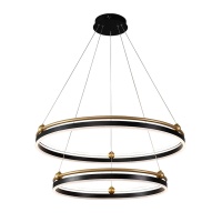 Каскадная люстра Crystal Lux FERNANDO SP123W LED BLACK/GOLD