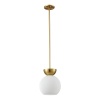 Подвесной светильник iLamp P6079-1 GD+WH