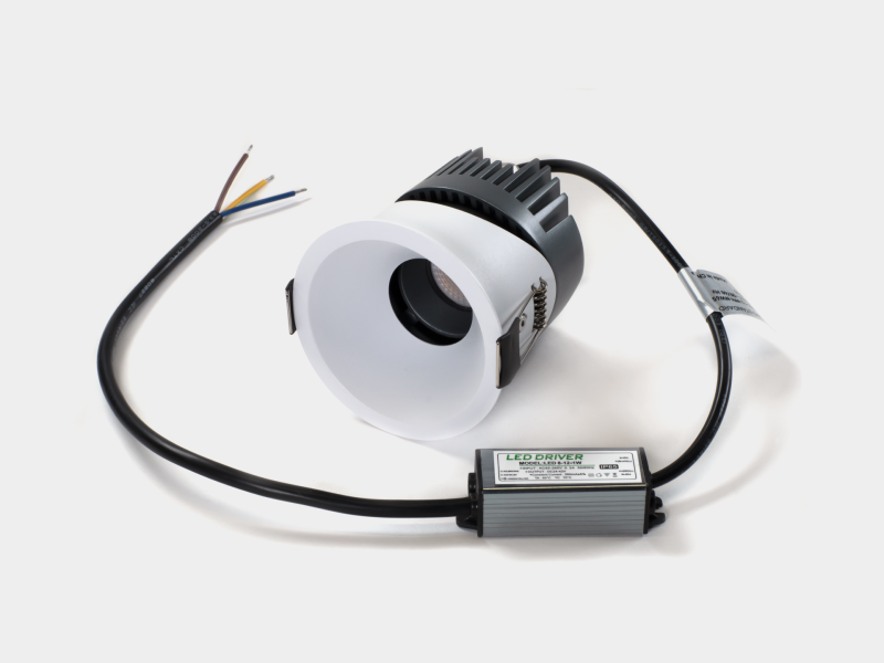 SWG Standart Светильник встраиваемый 12Вт 55° IP65 белый 4000К поворотный RC-D84-12-WH-NW65