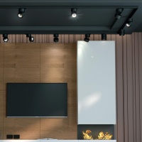 358787 PORT NT21 271 черный Трехфазный трековый светодиодный светильник IP20 LED 25W 4000K 2200Лм 100-265V GRODA