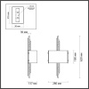 4895/2WA MODERN ODL_EX23 000 бронзовый/дымчатый/металл/стекло Бра E27 2*40W MARGARET
