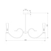 Люстра на штанге Eurosvet 60141/8 латунь