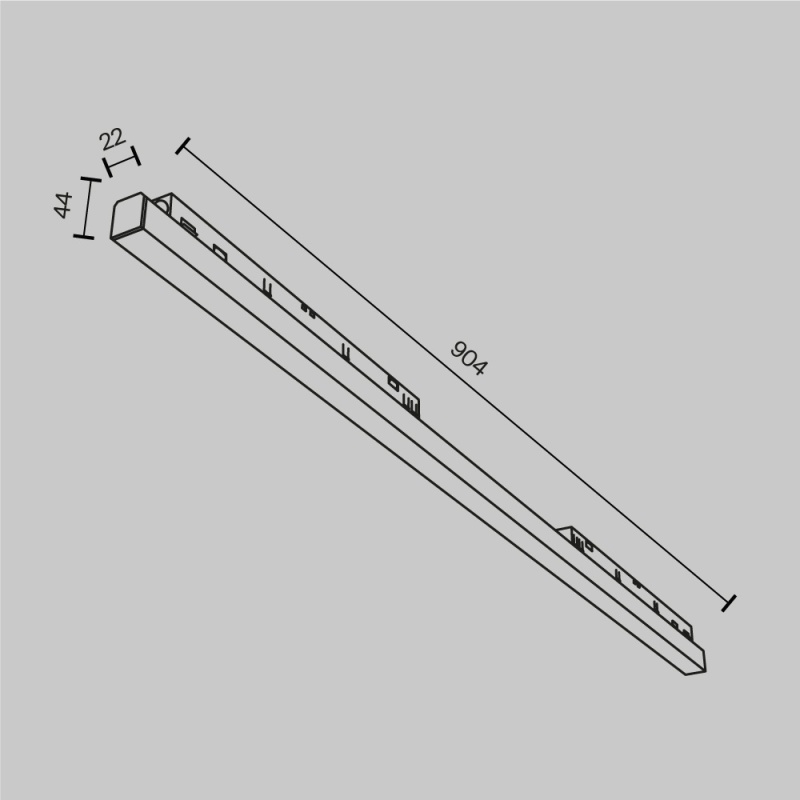 Трековый светильник Technical TR030-4-30WTW-DD-W
