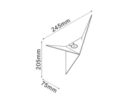 DesignLed Светильник настенный GW TRIK белый, 3000K, GW-9103-3-WH-WW