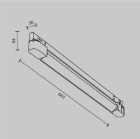 Трековый светильник Technical TR196-3-20W2.7K-B