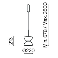 Подвесной светильник Maytoni MOD178PL-L11W3K