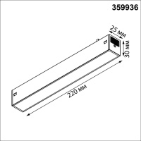 359936 NT Светильник LED 10Вт 3000/4000/6000К 90-240В IP20 PORT