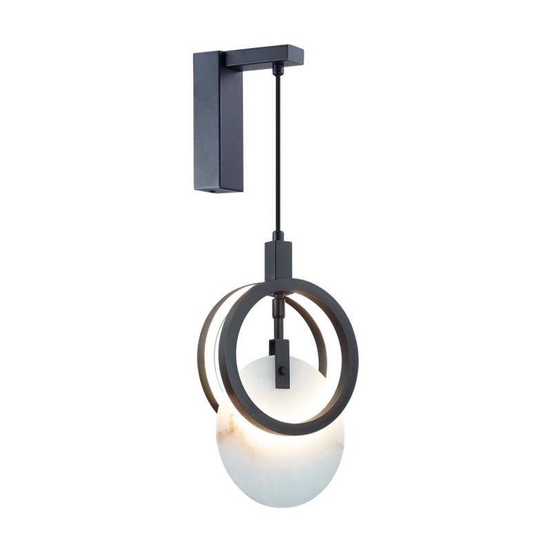 5422/17WL HIGHTECH ODL_EX25 083 черный/металл/алебастр Настенный светильник LED 17W 3000K 986Лм MERCURY