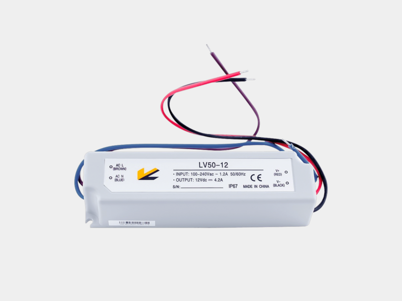SWG Блок питания для светодиодных лент IP 67 пластик 50 W, 12V, LV-50-12