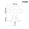 370486 NT Светильник GU10 50Вт 220В IP20 SPOT