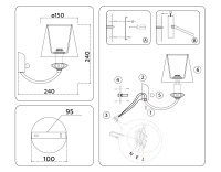 Бра Ambrella Light LH75027