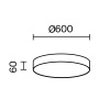 Потолочный светильник Technical C032CL-90W3K-RD-B