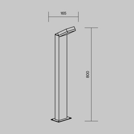Ландшафтный светильник Outdoor O595FL-L12B3K