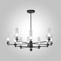 Люстра на штанге AM Group INDIGO SP10 PEARL BLACK