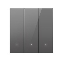 Выключатель Yeelight Pro, серия S21, проводной, 3 клавиши, серый (N L)