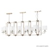Подвесная люстра Crystal Lux NICOLAS SP12 L1600 GOLD/WHITE