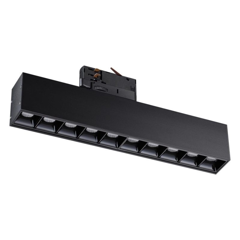 358861 PORT NT22 262 черный Светильник трехфазный трековый светодиодный IP20 LED 4000K 16W 220V ITER