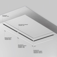 Шинопровод встраиваемый Technical TRX034LS-222B