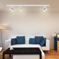 370648 PORT NT19 273 белый Светильник трёхфазный трековый IP20 GU10 50W 220V GUSTO