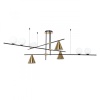 Люстра на штанге ARTE Lamp A7029PL-9BK
