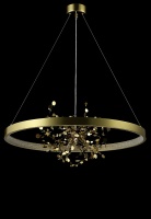 Подвесная люстра Crystal Lux GARDEN SPLED+4 D800 GOLD