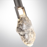 6695/5WL MIDCENT ODL24 239 Настенный светильник брашир. черный/металл/стекло IP20 LED 5W 200Лм 3000K LIA