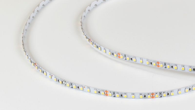 SWG Standard Светодиодная лента  3528, 120 LED/м, 9,6 Вт/м, 24В , IP20, Цвет: Холодный белый, SWG3120-24-9.6-W-M