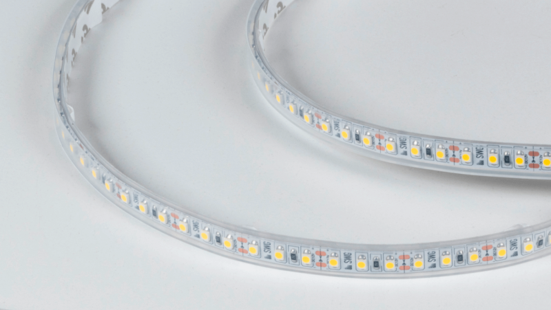 SWG Standard Светодиодная лента 3528, 120 LED/м, 9,6 Вт/м, 12В , IP66, Цвет: Нейтральный белый, SWG3120-12-9.6-NW-66-M