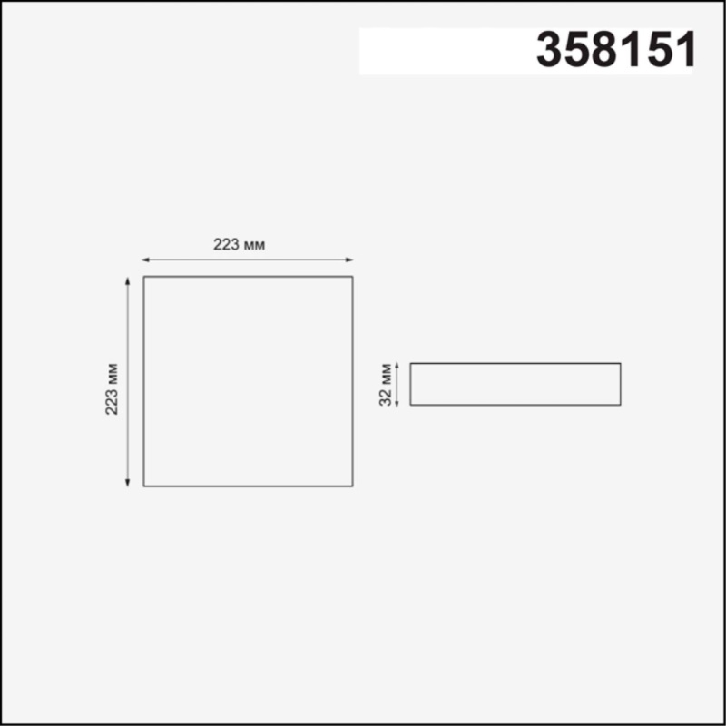 358151 NT Светильник LED 24Вт 3000К 85-265В IP20 SPOT