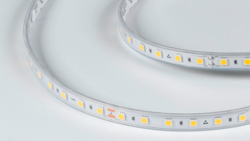 DesignLed Светодиодная лента LUX, 5050, 60 LED/м, 14,4 Вт/м, 24В, IP65, Нейтральный белый (4000K), DSG560-24-NW-65