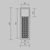 Настенный светильник (бра) Maytoni MOD474WL-L20B3K