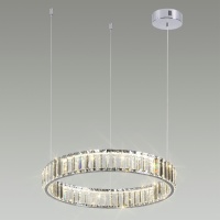 4930/30L L-VISION ODL24 591 хром/прозрачный металл/хрусталь Люстра LED 30W 4000K 3570Лм VEKIA