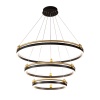 Каскадная люстра Crystal Lux FERNANDO SP158W LED BLACK/GOLD