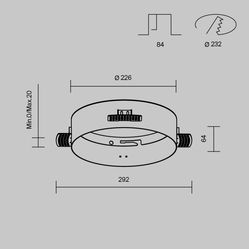 Аксессуар Technical DLA032-TRS24-W