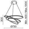 Подвесная люстра Maytoni MOD100PL-L88WK1